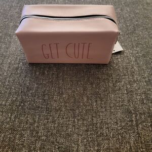 Rae Dunn Pink Cosmetic Bag - Get Cute